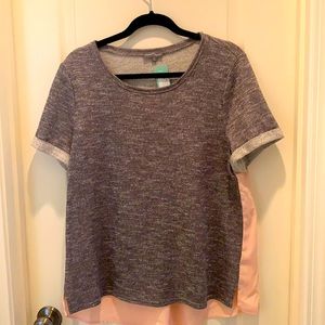 Xander Mixed media top XL